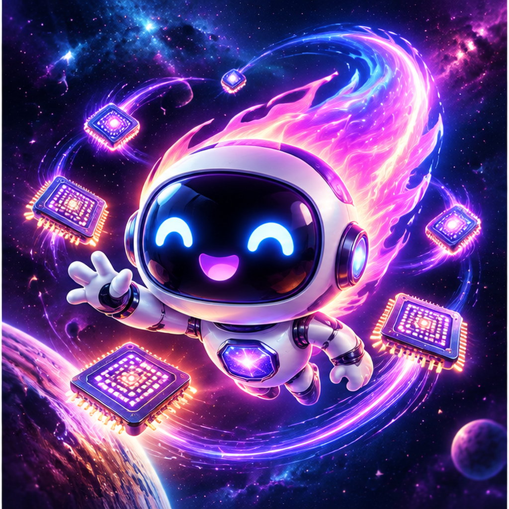KVCOMET original mascot illustration